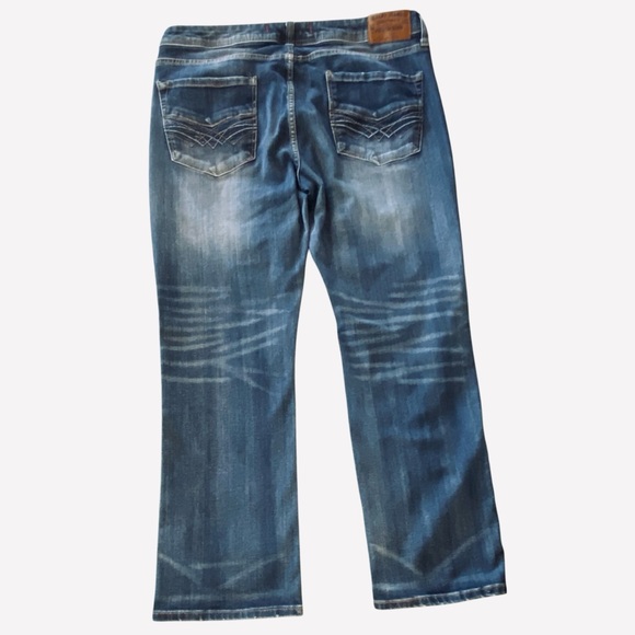 Seven7 Men's Jeans Straight Leg Style# SN1364F Blue Medium Wash Denim Size 36/30 - Picture 3 of 7